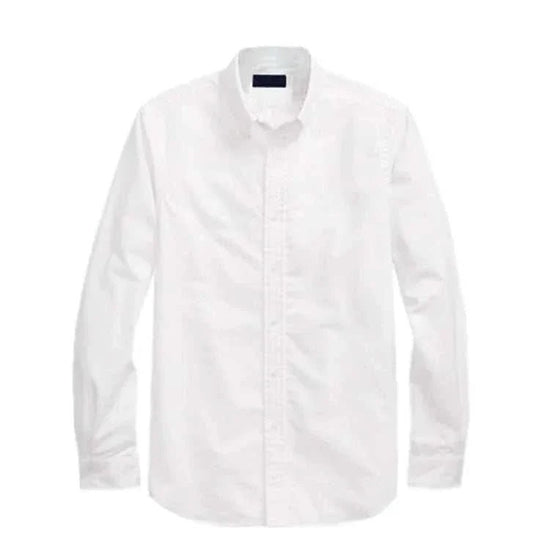 Oxford business casual long sleeve cotton shirt