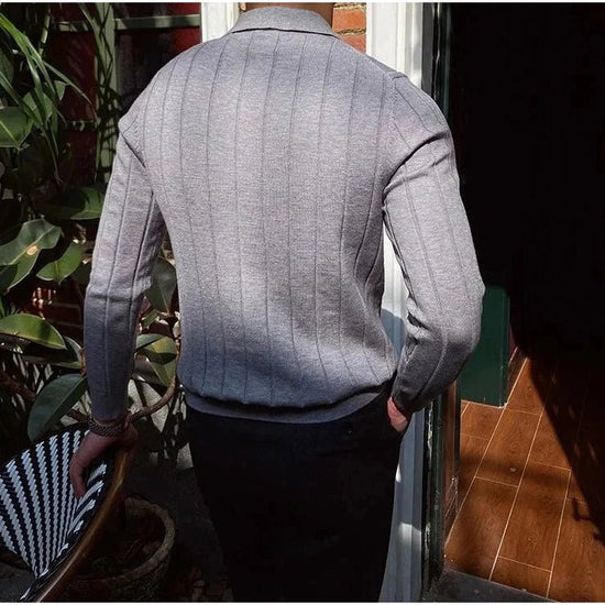 Oxford polo sweater