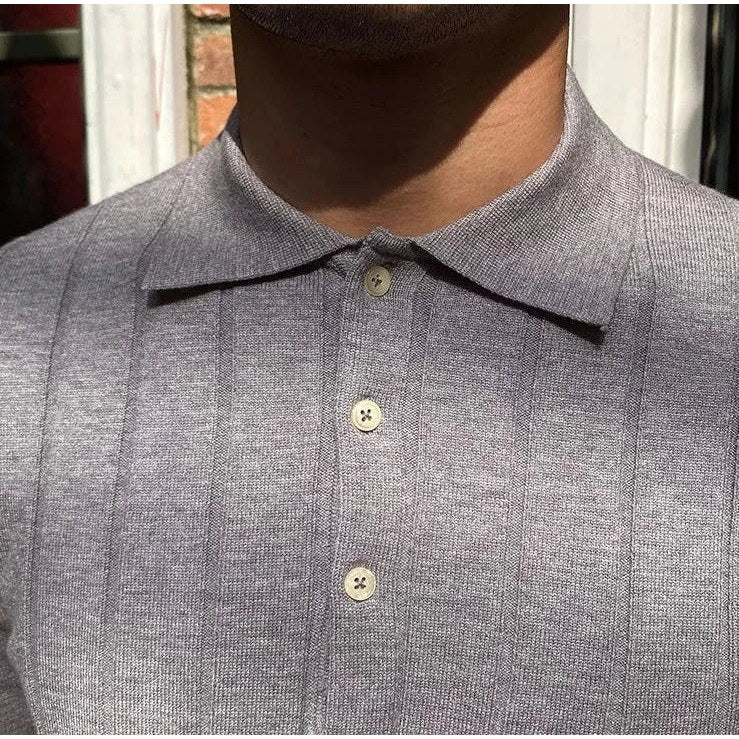 Oxford polo sweater