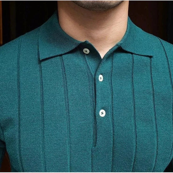 Oxford polo sweater