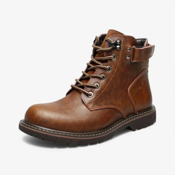 Oxford retro winter boots with fur