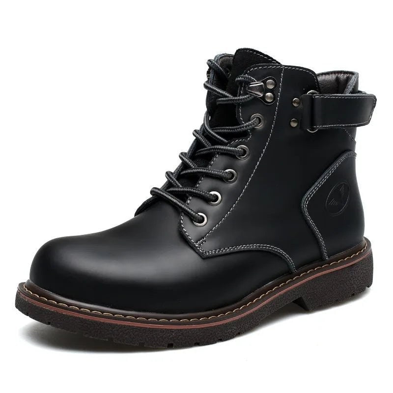 Oxford retro winter boots with fur