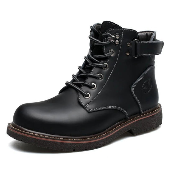 Oxford retro winter boots with fur