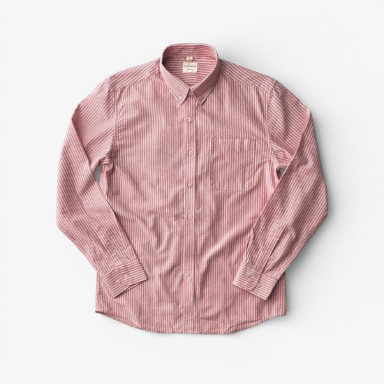Oxford striped office shirt