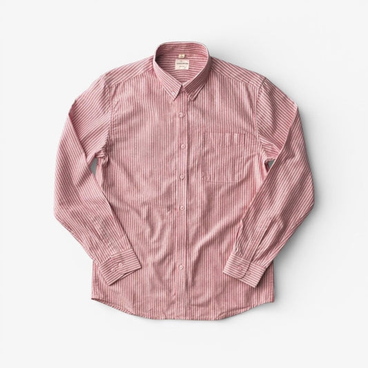 Oxford striped office shirt