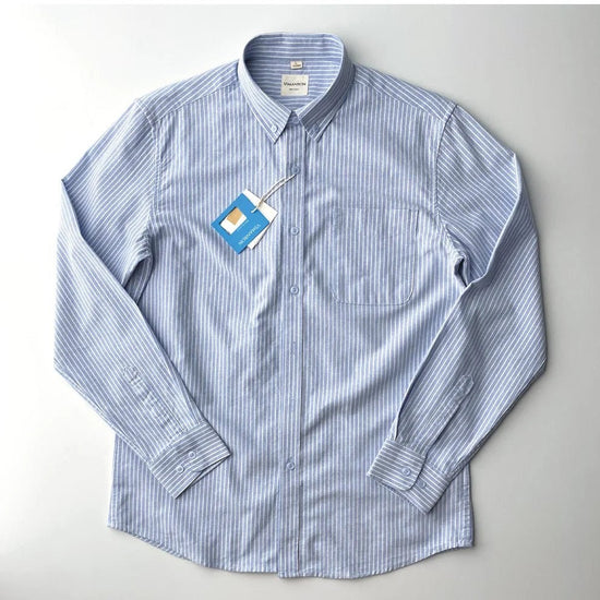 Oxford striped office shirt