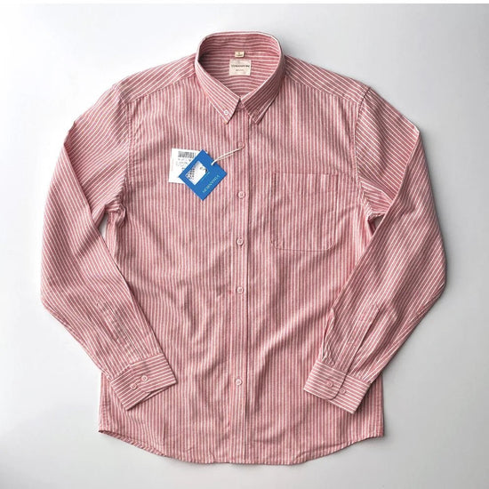 Oxford striped office shirt