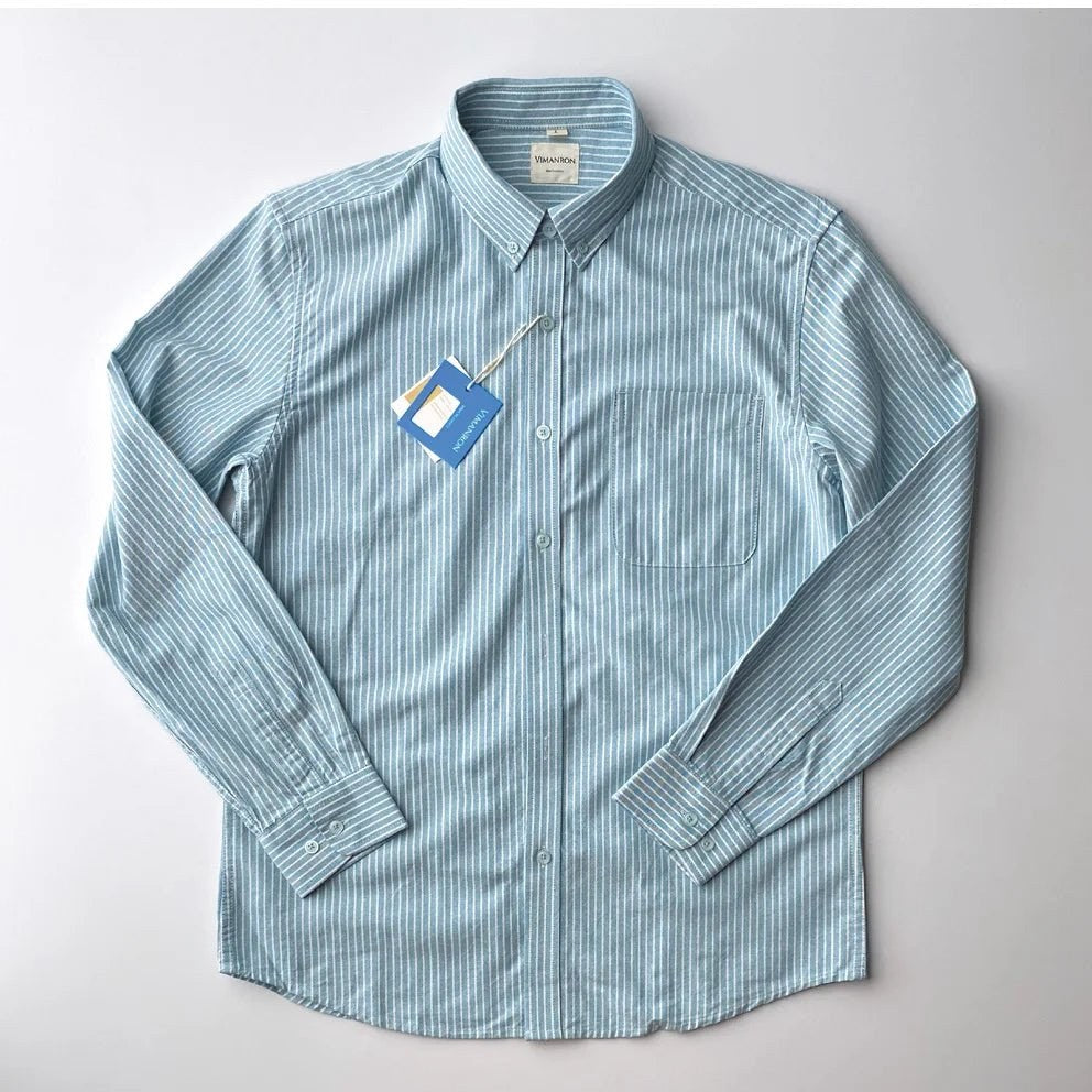 Oxford striped office shirt