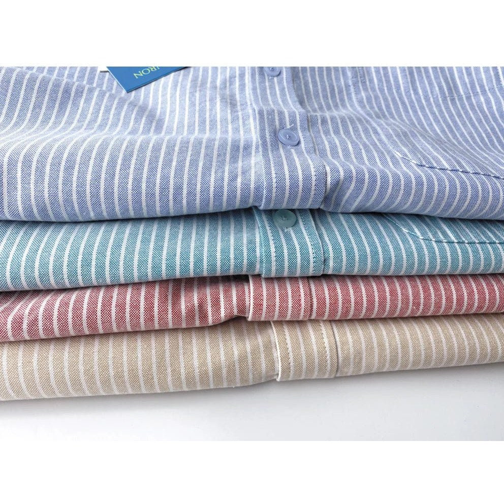 Oxford striped office shirt