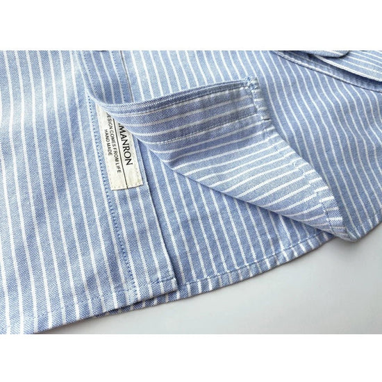 Oxford striped office shirt