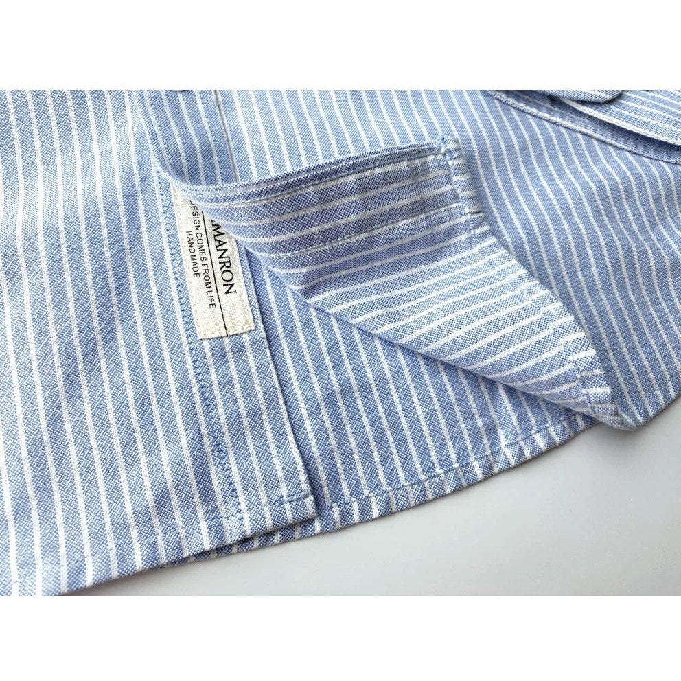 Oxford striped office shirt