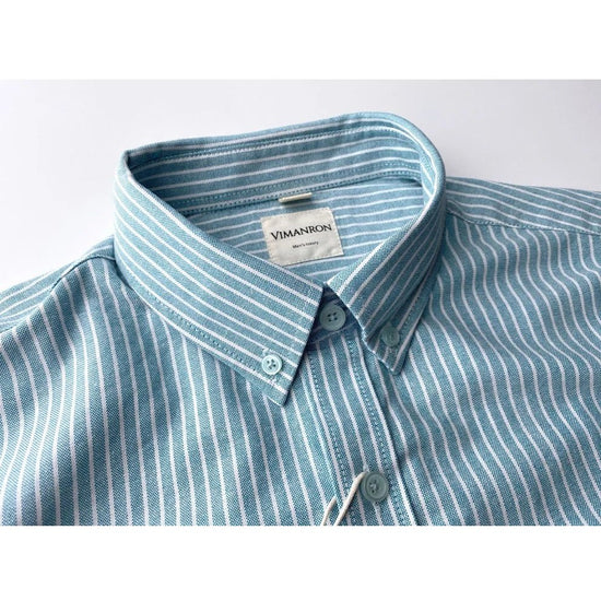 Oxford striped office shirt