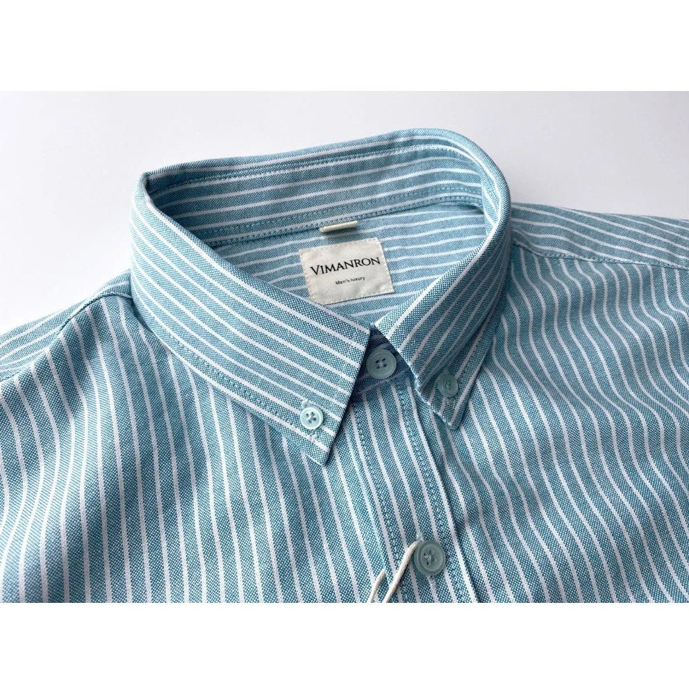 Oxford striped office shirt