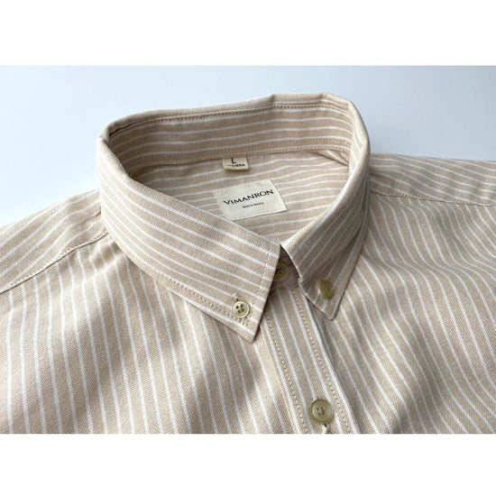 Oxford striped office shirt