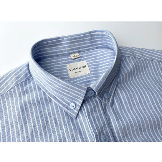 Oxford striped office shirt