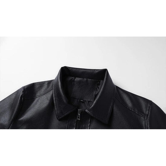 Paris faux leather jacket