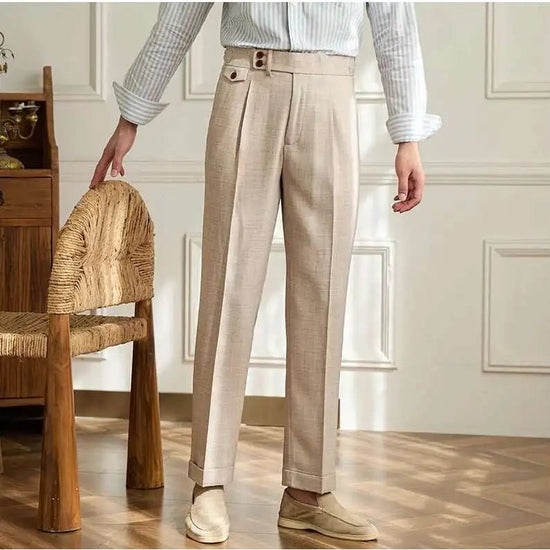 Paris formal high-waist trousers