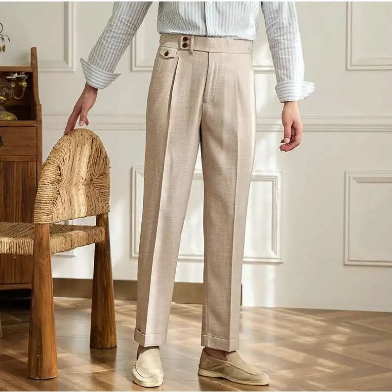 Paris formal high-waist trousers