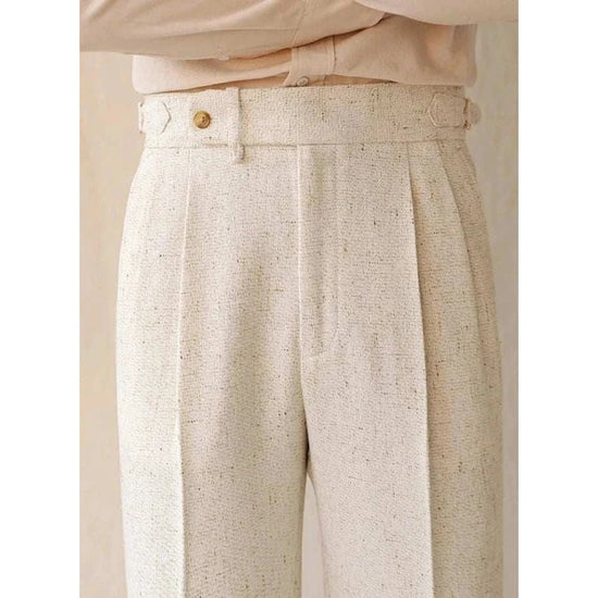 Paris high-waist design trousers