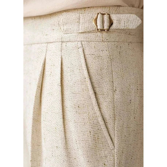 Paris high-waist design trousers