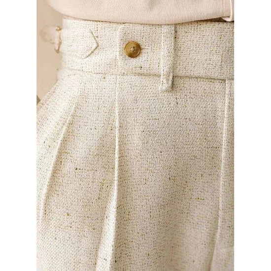 Paris high-waist design trousers