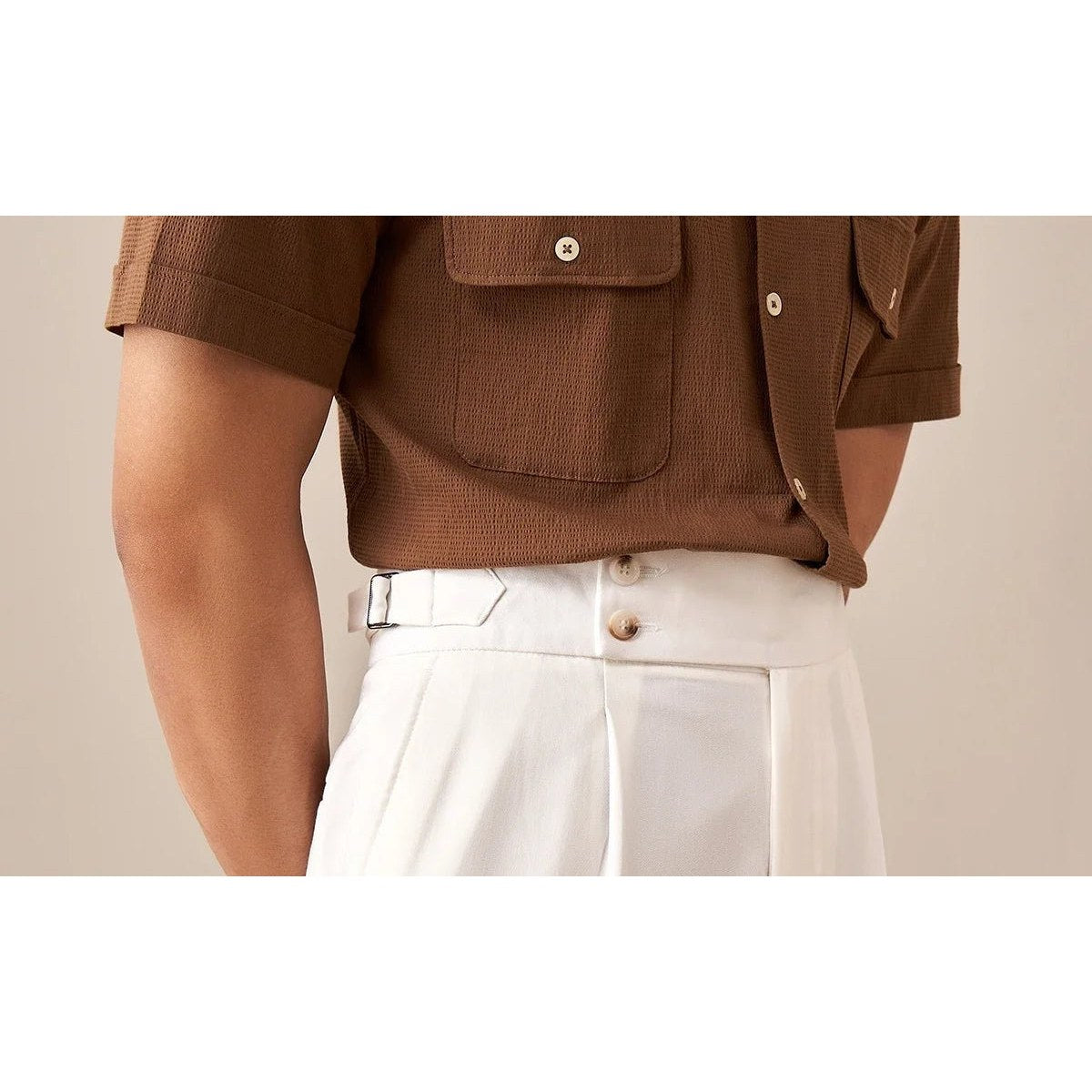 Paris high waist straight fit pants