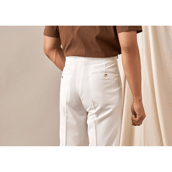 Paris high waist straight fit pants