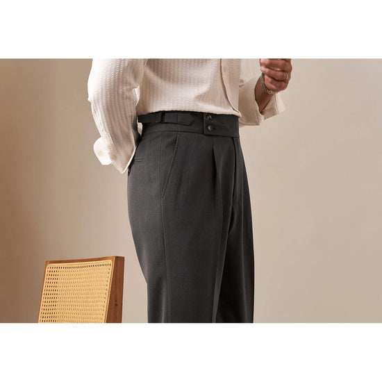 Paris high waist straight fit pants