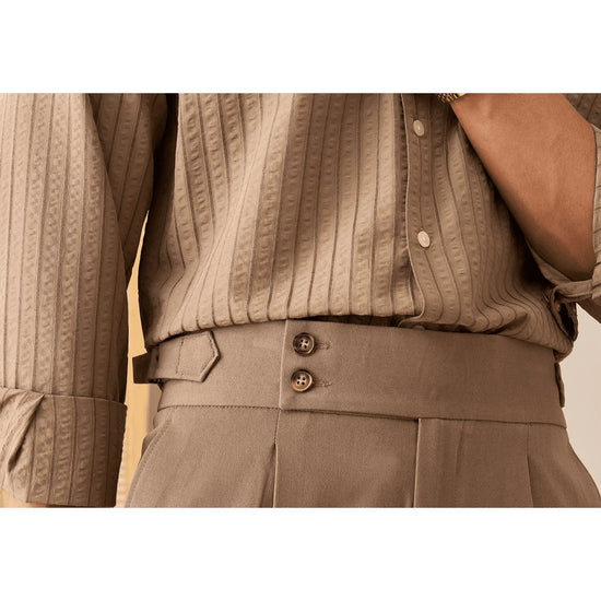 Paris high waist straight fit pants
