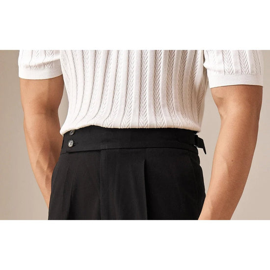 Paris high waist straight fit pants
