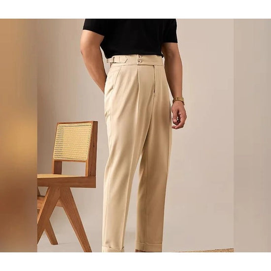 Paris high waist straight fit pants