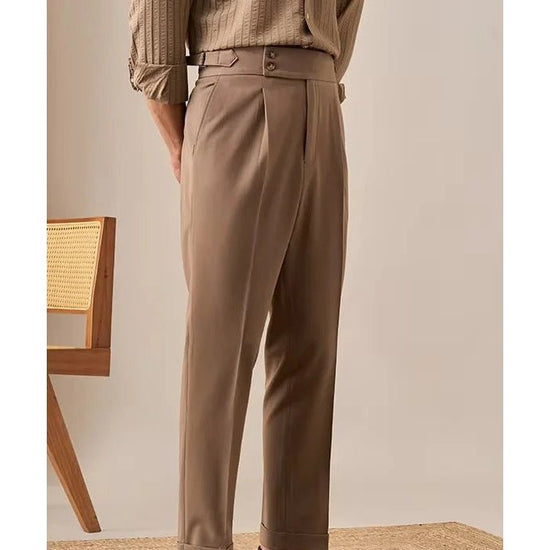 Paris high waist straight fit pants