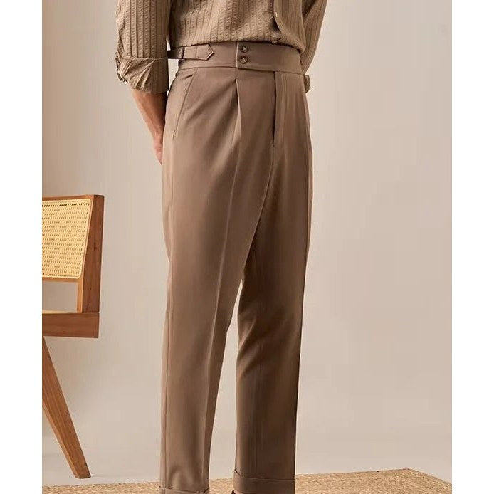 Paris high waist straight fit pants