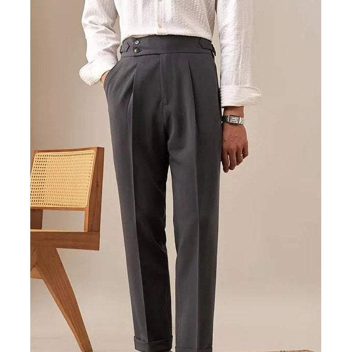 Paris high waist straight fit pants