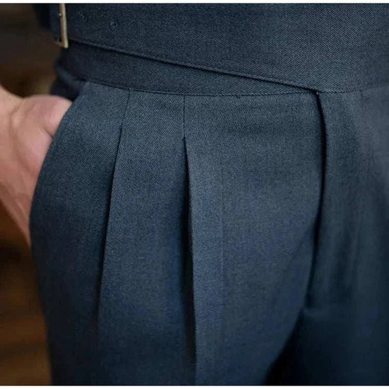 Parisian waist straight trousers