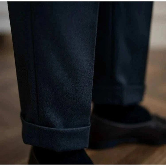 Parisian waist straight trousers