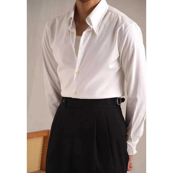 Party tuxedo long sleeve shirt