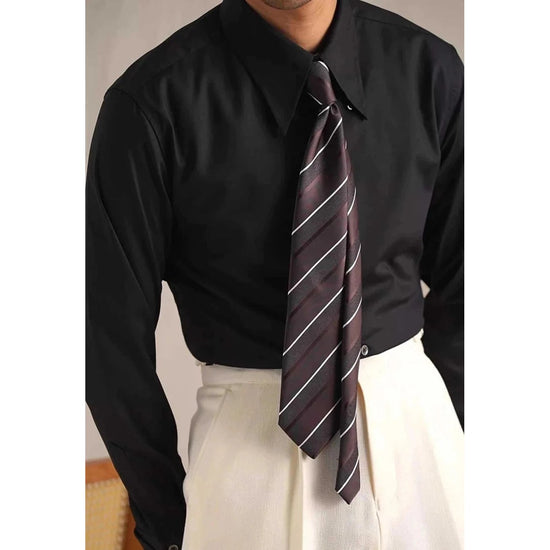 Party tuxedo long sleeve shirt
