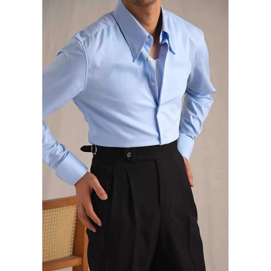Party tuxedo long sleeve shirt