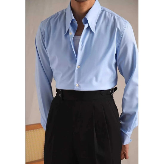 Party tuxedo long sleeve shirt
