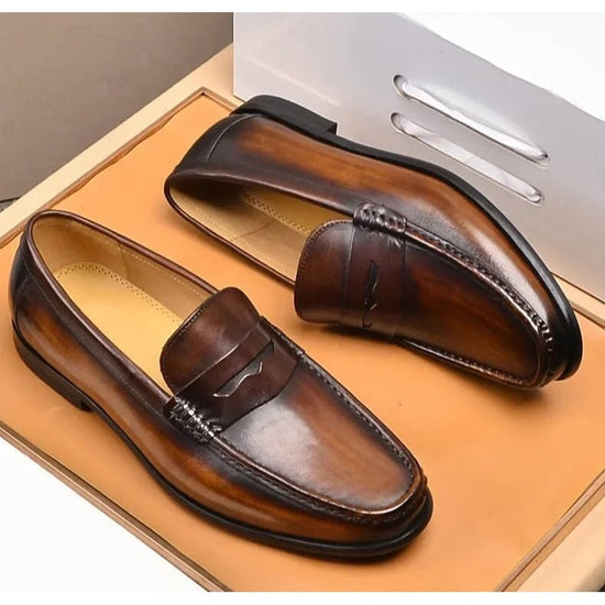 Penny luxury genuine leather loafers