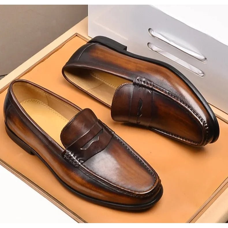 Penny luxury genuine leather loafers