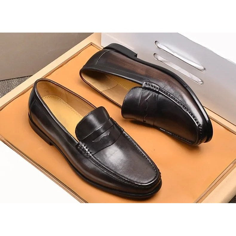 Penny luxury genuine leather loafers