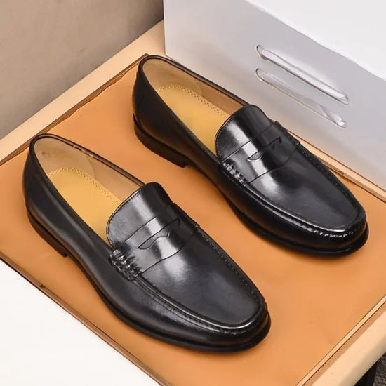 Penny luxury genuine leather loafers
