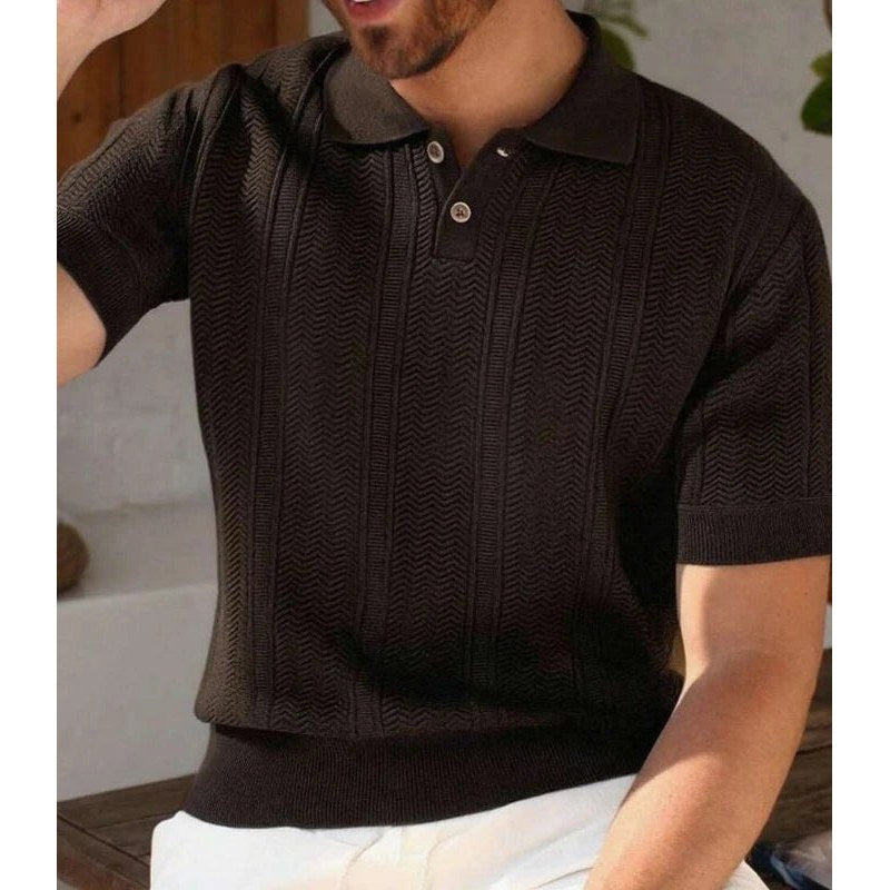Polo collar summer golf t-shirt