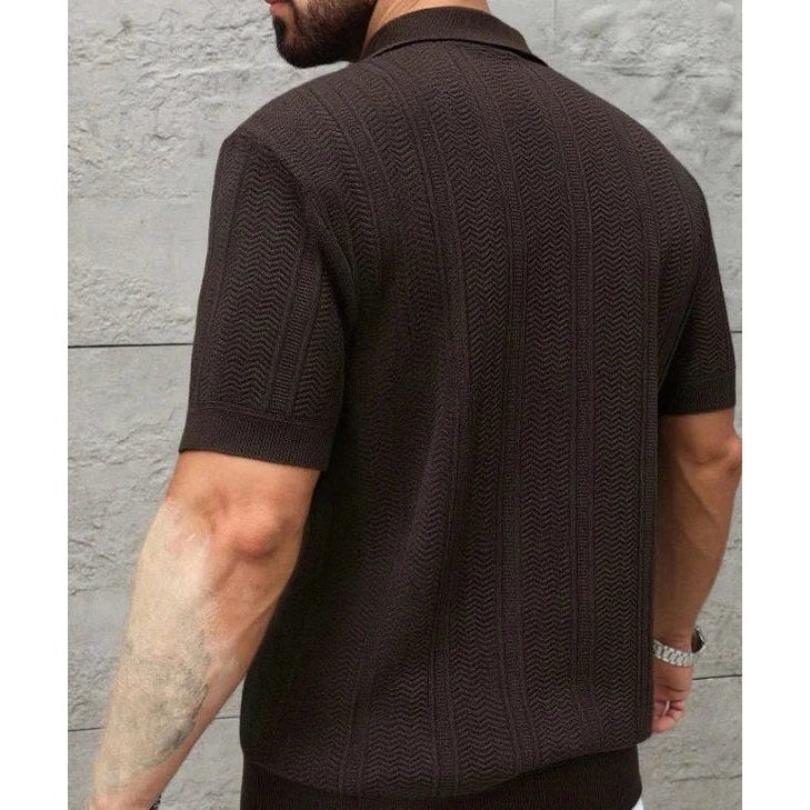 Polo collar summer golf t-shirt