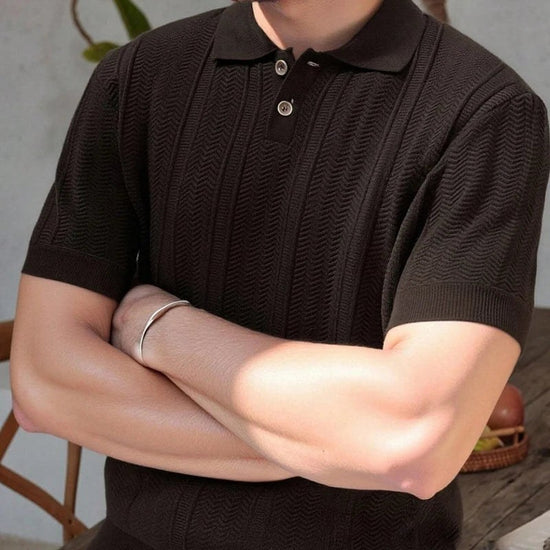 Polo collar summer golf t-shirt