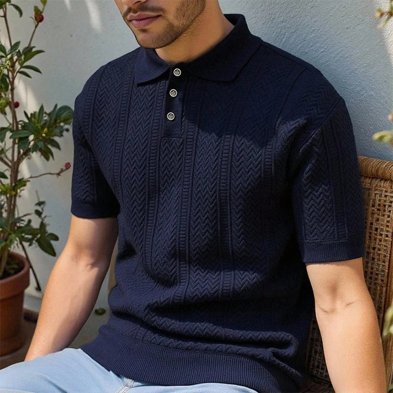 Polo collar summer golf t-shirt