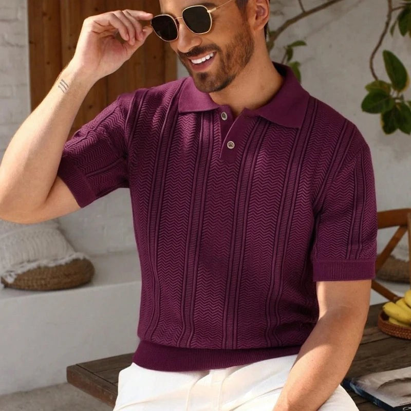 Polo collar summer golf t-shirt