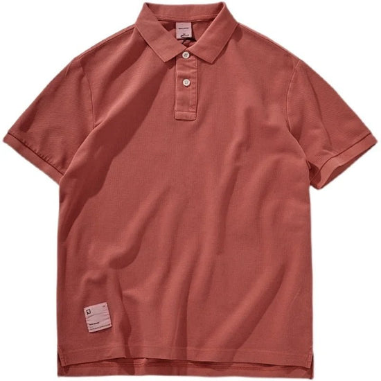 Polo cotton washed t-shirt
